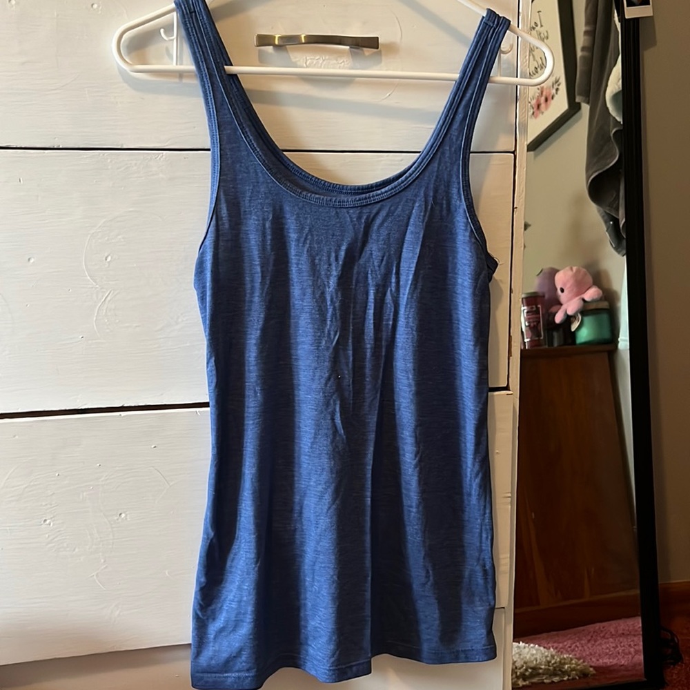Blue tank top